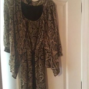 Classy snake skin dress